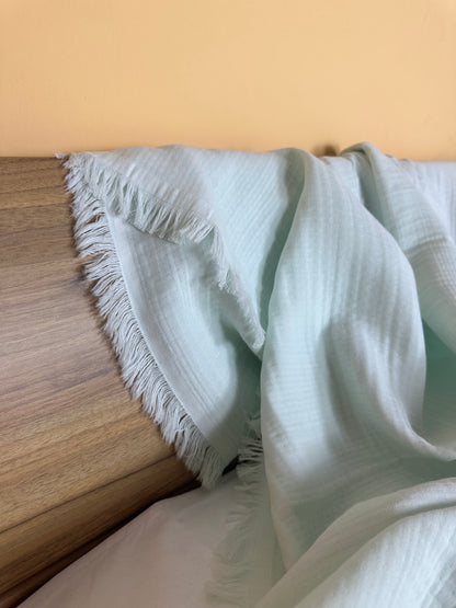 MUSSELIN BABYDECKE 110x110🌿