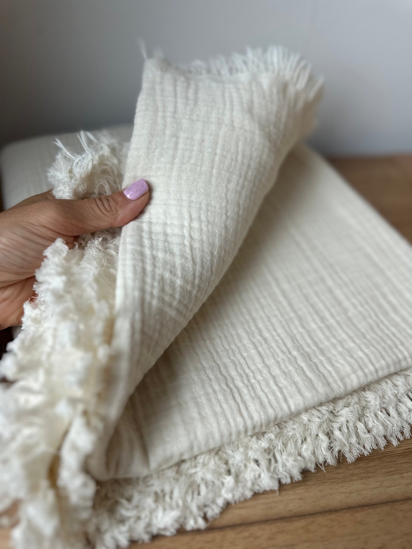 MUSSELIN BABYDECKE 110x110🌿