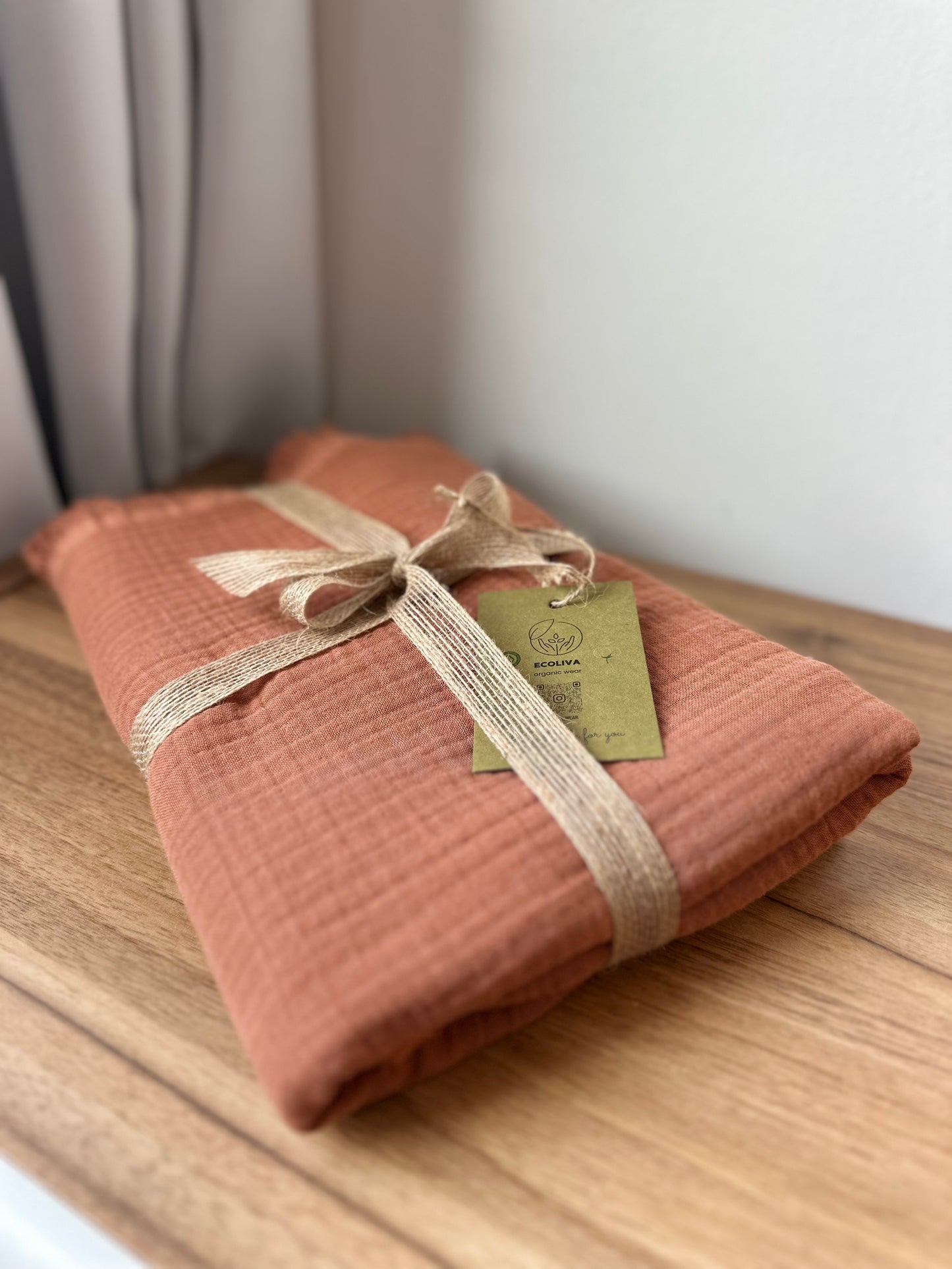 MUSSELIN BABYDECKE 110x110🌿