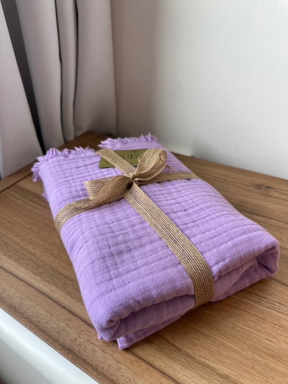 MUSSELIN BABYDECKE 110x110🌿