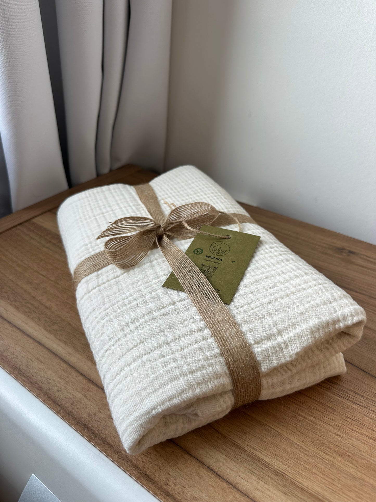 MUSSELIN BABYDECKE 110x110🌿